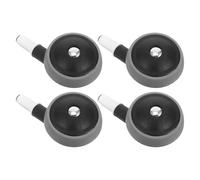 Milisten Lot de 4 Roues Silencieuses de Rechange pour Trotteur Bébé Pivotantes et Solide Compatibles Poussette et Chariot Roues Universelles Anti-Bruit pour Accessoires de Poussette