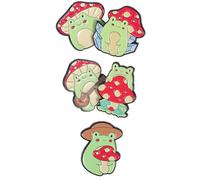 Milisten Lot de 5 Broches Grenouille et Champignon en Émail, Épingles Esthétiques pour Vêtements, Paquet et Chapeaux, Accessoires Mode Mignons et Originaux pour Femmes, Décoration