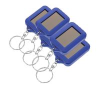 Milisten Lot De 5 Lampes Torches Solaires Led Compactes Porte-clés Pour Éclairage De Secours Et Activités Extérieures