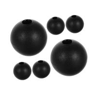 Milisten Lot De 6 Butées De Poulie en Fil d'acier Accessoires De Modification pour Équipement De Gymnastique Câble D'Arrêt De Boule Câble De Machine Boule De Limite