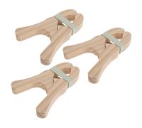 Milisten Lot de 6 Clips en Bois pour la Construction de forts - Jouet Montessori pour Enfants - Idéal pour Construire des forts, stimuler l'imagination et Jouer à Faire Semblant - Parfait pour