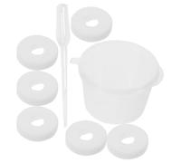 Milisten Lot de 6 pastilles de rechange non parfumées de 20 mm pour diffuseur d'huiles essentielles dans les clips de ventilation de voiture.