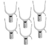 Milisten Lot De 6 Supports De Branches D’arbre En Alliage D’aluminium Pour Jardinage Fruitier, Outil De Redressage De Tronc, Accessoires Résistants Pour Serrage-vigne, Soutien Solide La Pression Neige