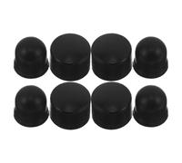 Milisten Lot de 8 Bagues de Remplacement pour Trucks de Skateboard Supports Amortisseurs PU Anti-Vibrations Coupelles Pivot Taille Moyenne et Petite Accessoires Solide pour Absorption des