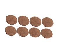 Milisten Lot De 8 Coussins Naturels Marron pour Nid De Pigeon, Tapis De Nidification en Fibre Écologique, Diamètre 20 Cm Épaisseur 0,5 Cm, Adapté Maison Et Animaux De Compagnie