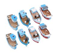 Milisten Lot De 8 Figurines Miniatures en Résine pour Décoration De Bateau Décorations Paysage Aquarium Jardin Féérique