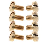 Milisten Lot de 8 Vis de Fixation pour Saxophone Alto, 4 Longues et 4 Courtes, Accessoires de Réparation en Métal, Kit D'entretien pour Instruments à Vent, Compatible Saxophone Ténor,
