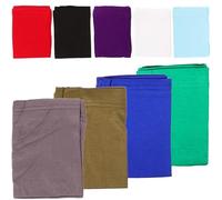 Milisten Lot de 9 Bandeaux Élastiques Unisexe en Polyester, Chapeaux Tubes pour Dreadlocks, Turbans Multifonctions, Confort Moyen, Maintien des Cheveux pour Yoga, Course et Usage Quotidien