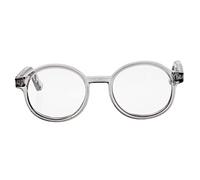 Milisten Lunettes de Poupée Transparentes Accessoires pour Garçon et Filles Jouets de Lunettes Élégants Décoratives pour Poupées Interactions Parent-Garçon et Filles Bricolage 1 Pièce