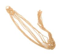 Milisten Macramé Porte-guitare Mural Corde de Jute Support Suspendu Tissé Main pour Guitares Acoustiques et Électriques Housse Filet Pratique pour Rangement Intérieur et Extérieur