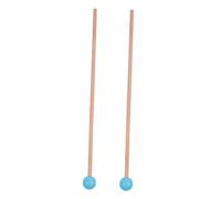 Milisten Maillets Bois pour Marimba et Xylophone Manche Long Érable pour Percussion Baguettes Légères et Équilibrées Plein et Durable Accessoire Instrument de Musique