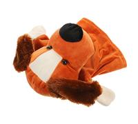 Milisten Main Chien Peluche Animaux Interactifs pour Garçons et Filles Éducatif Parent Garçon Fille Doux à Doigts pour Développement des Compétences