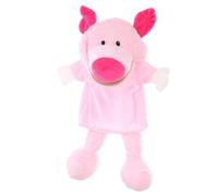 Milisten Main Cochon Peluche Animale Interactive pour Contes et Jeux Imaginatifs Garçon Fille