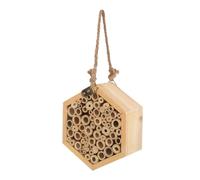 Milisten Maison pour Insectes Abri Naturel pour Abeilles Et Habitat Suspendu Hexagonal pour Jardin