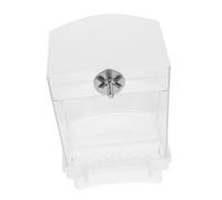 Milisten Mangeoire à Oiseaux Automatique Foins De Plein Air Pas De Mangeoire à Oiseaux en Plein Air Coopérative Pôle Pellets Distributeur Hermétique Alimentation Oiseau Chardon Acrylique