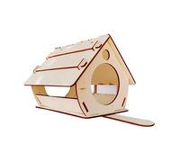 Milisten Mangeoire à Oiseaux Suspendue Distributeur de Nourriture Extérieur pour Oiseaux Abri Pluie pour et Balcons