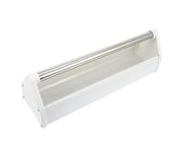 Milisten Mangeoire à Pigeons Longue en Plastique Renforcé 40 Cm Auge Anti-Chute pour Cage à Oiseaux Petits, Convient pour Pigeons, Perroquets Et Poulets