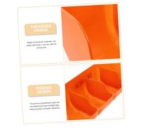 Milisten Mangeoire Porcs Multi-compartiments Épais Abreuvoir Pratique pour Élevage Porcin Capacité Adaptée Installation Facile Design Sécurisé sans Bords Tranchants