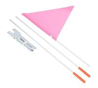 Milisten Mât De Drapeau pour Vélo Drapeau De Sécurité pour Garçon Fille Décoration Portable pour Cyclisme