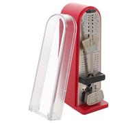 Milisten Métronome Mécanique Rouge pour Piano et Guitare, Haute Précision, Compact et Portable, Accessoire pour Musiciens, Entraînement et Examens, Compatible Batterie et Violoncelle