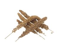 Milisten Millet Séché pour Perruches et Inséparables - Friandises Naturelles en Grappes Coque - 500g de Nourriture Complète pour Oiseaux - Collation Stimulante et Saine pour Calopsittes