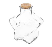 Milisten Mini-Bouteille en Verre Bouchon en Liège, Compacte et Facile à Ranger, Conçue Projets de Décoration et Présents d'anniversaire