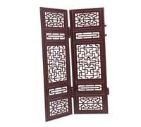 Milisten Mini Écran Décoratif Chinois pour Maison Miniature Paravent Panneaux Accessoire pour Maison de Poupée Objet Décoratif et Accessoire Photo