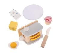 Milisten Mini Machine à Bois pour Jeu Imitation Accessoire Cuisine Garçon Fille Modèle Petit Déjeuner pour Jeu de Rôle