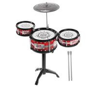 Milisten Mini Percussion Set De Tambours pour Garçon Fille Éducation Musicale Ensemble De Tambours Rouge pour Garçon Fille Et