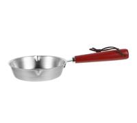 Milisten Mini Poêle à Œufs en Acier Inoxydable 304 12 Cm Poêle Antiadhésive Portable pour Cuisson D’omelettes et Crêpes pour Cuisson Domestique et Professionnelle