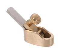 Milisten Mini Rabot à Main en Laiton 8 Mm pour Travail du Bois, Outil de Luthier pour Touche de Violon, Compact et Précis pour Réparation et Ajustement du Chevalet, Usage Professionnel