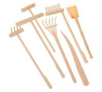 Milisten Mini Râteaux De Jardin Zen Outil pour Bac à Sable Râteau De Jardin Zen pour Créer des Formes Et Paysages Soulage Le Stress Et Apaise Esprit Finition Soignée pour Utilisation Sûre