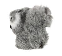 Milisten Mini Simulation Plush Squirrel Animal Model Ornament Soft Realistic Stuffed Toy for Home Decor Tabletop Decoration