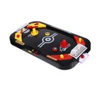 Milisten Mini Table de Hockey Glace pour Joueurs Jeu Éducatif Noir Compétition Amusante pour Garçon Fille
