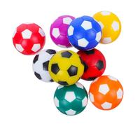 Milisten Mini Table Soccer Balls Set Plastic Foosballs Replacement for Desktop Football Game Accessories for Office Home School Party Fun