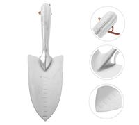 Milisten Mini Truelle Acier Inoxydable Graduée pour Jardinage et Camping Compacte et Résistante pour Désherbage et Aménagement Extérieur