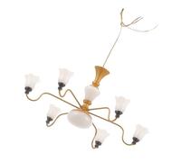 Milisten Miniature Lampe Plafonnier Suspendue Décorative pour Maquette Lumière de Paysage Petite Lampe pour Maison de Poupée et Table de Sable Modèle Matériaux Solides