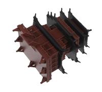 Milisten Miniature Pavilion Décor Imprimé Modèle Ancien Chinois pour Jardin Zen Ornement Polyvalent pour Micro Paysage Aquarium Bonsai et Décoration Intérieur