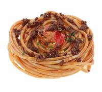 Milisten Modèle de Pâtes Spaghetti Réalistes avec Sauce Bolognaise Décoration Artificielle pour Maison Restaurant Fête et