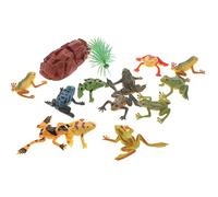 Milisten Modèle de Réaliste en PVC pour Garçon et Filles Lot de 12 Figurines Amusantes Jouet Anti-Stress Éducatif Décoration de Chambre Kawaii pour Jouer en Classe et à la Maison