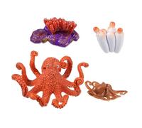 Milisten Modèle Éducatif Cycle de Croissance Animal Figurine Évolution Pieuvre Réaliste pour Apprentissage Garçon Fille Scientifique Ludique et Pédagogique