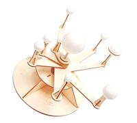 Milisten Modèle Système Solaire DIY Bois Résistant Kit Éducatif Scientifique Spatial pour Garçon Fille Apprentissage Manuel