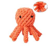 Milisten Mordre de Coton pour Octopus pour Dentifrice Animaux de Compagnie Orange
