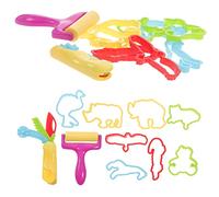 Milisten Moule DIY en Pâte à Modeler pour Garçon Et Filles, 20 Pièces, Plastique Sûr Et Doux, Motifs Animaux Et Dessins Animés, Kit Créatif Polyvalent pour Pâtisserie Et Loisirs Manuels