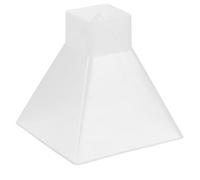 Milisten Moules Pyramidaux en Silicone pour Époxy 60X60X60Mm Transparent Réutilisable pour Décoration Artisanale Facile à Utiliser pour Débutants et Amateurs de Loisirs Créatifs