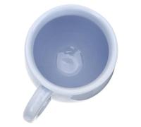 Milisten Mug à Café en Céramique de Chaudron Bleu Brillant, Tasse Décorative 3d, Mug Kawaii pour Infusion et Boissons Chaudes, Tasse de Service Originale pour Maison et Bureau