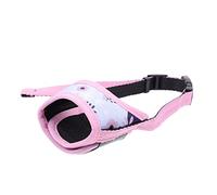 Milisten Muselière pour Animaux de Compagnie Ajustable Anti-mâchouillage Polyester Respirante pour Chien Accessoire Pratique