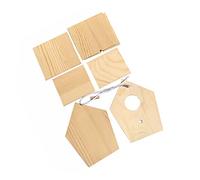 Milisten Nichoir pour Oiseaux Maison de Simulation Pin Naturel pour Jardin Extérieur Durable et Naturel pour Observation des Oiseaux Décoration du Jardin