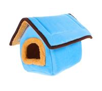 Milisten Nid Hiver Confortable pour Hamsters Maison Forme De Refuge Douillet pour Petits Animaux pour Saisons Froides Moments De Détente