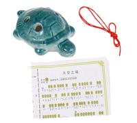 Milisten Ocarina Portable Forme de Tortue La Mélodieux et Doux Facile à Transporter avec Lanière Instrument Dinitiation Adapté Aux Débutants